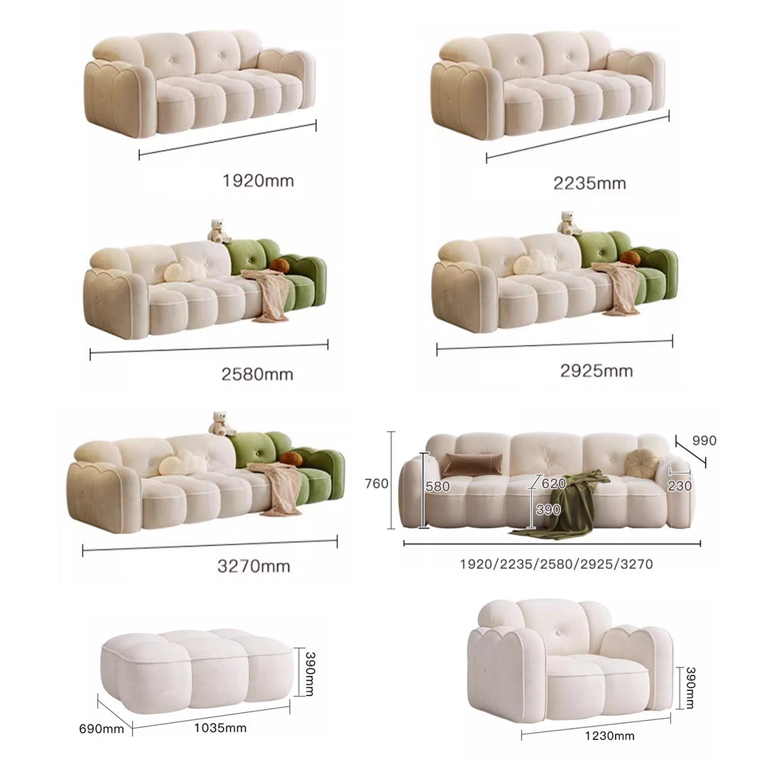 MAS-2124 Masdio Modern Velvet Sofa Masdio