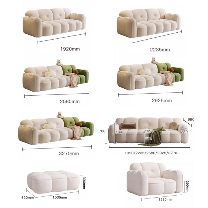 MAS-2124 Masdio Modern Velvet Sofa Masdio
