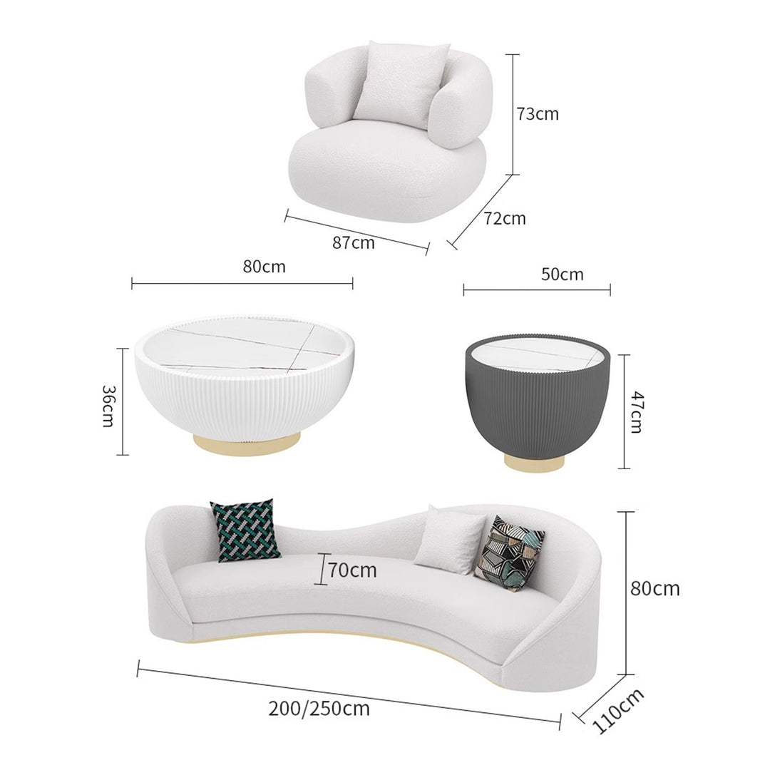 MAS-2072 Masdio Japandi Leather Sofa Masdio