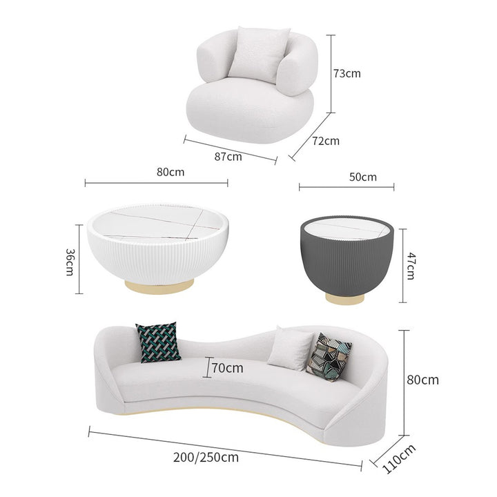 MAS-2072 Masdio Japandi Leather Sofa Masdio