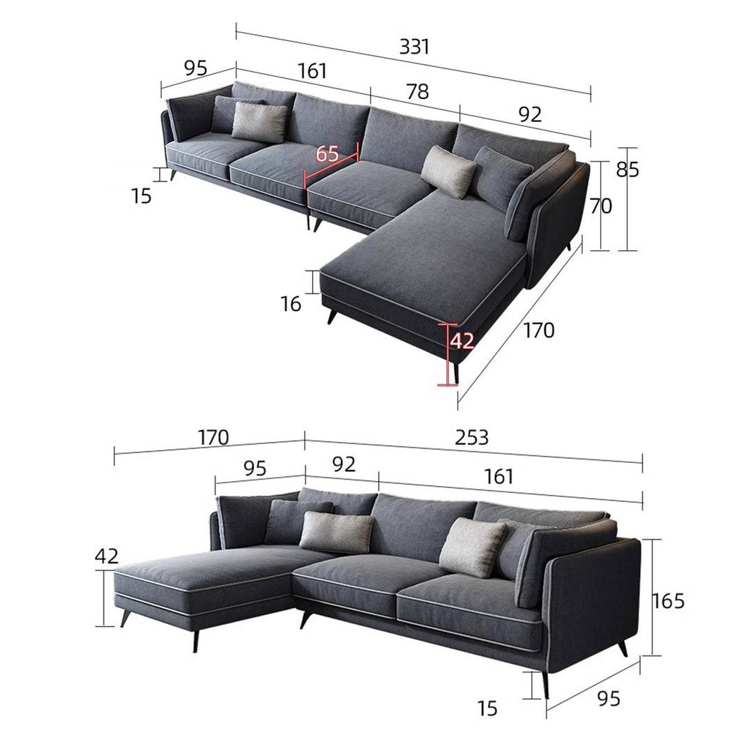 MAS-2104 Masdio Modern Leathaire Sofa Masdio