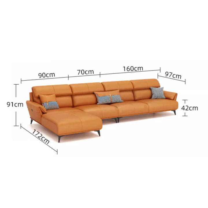 MAS-2082 Masdio Modern Leather Sofa Masdio