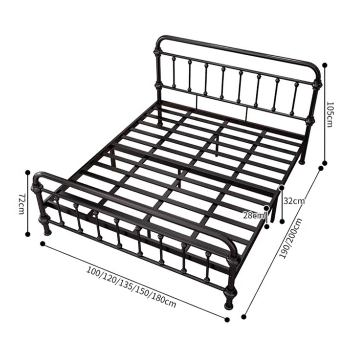 MAS-1972 Masdio Vintage Metal Bedframe Masdio