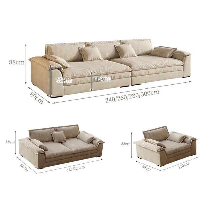 MAS-2081 Masdio Scandinavian Fabric Sofa (Cat-Friendly) Masdio