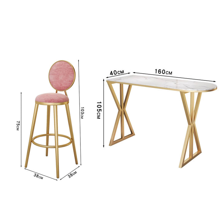 MAS-1851 Masdio Modern Marble Bar Table Masdio