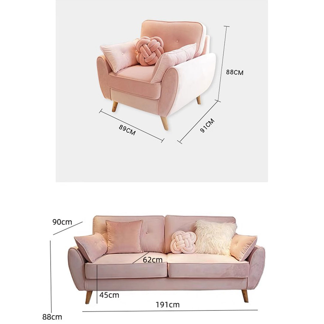 MAS-2142 Masdio Classic Velvet Sofa Masdio