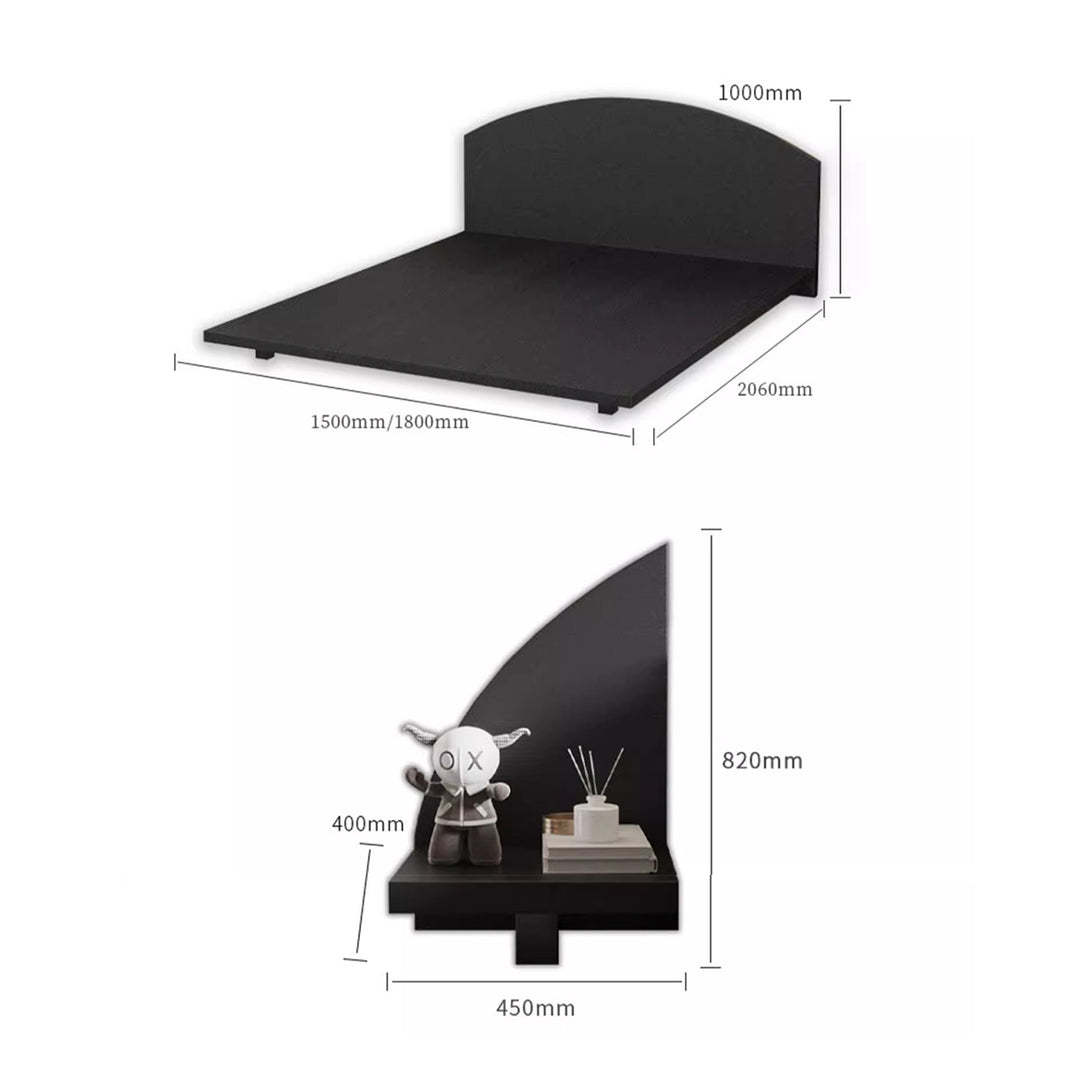 MAS-1976 Masdio Minimalist Platform Bed Masdio