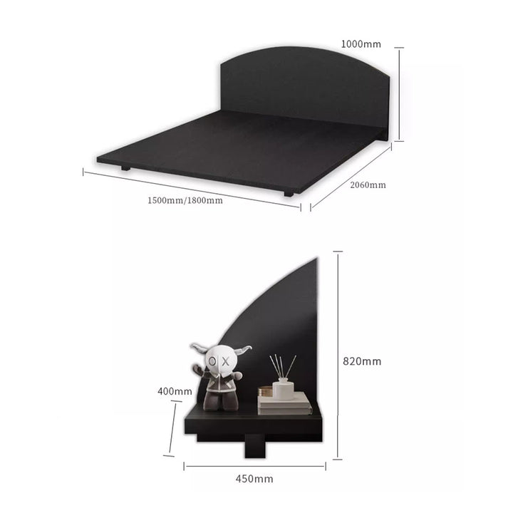 MAS-1976 Masdio Minimalist Platform Bed Masdio