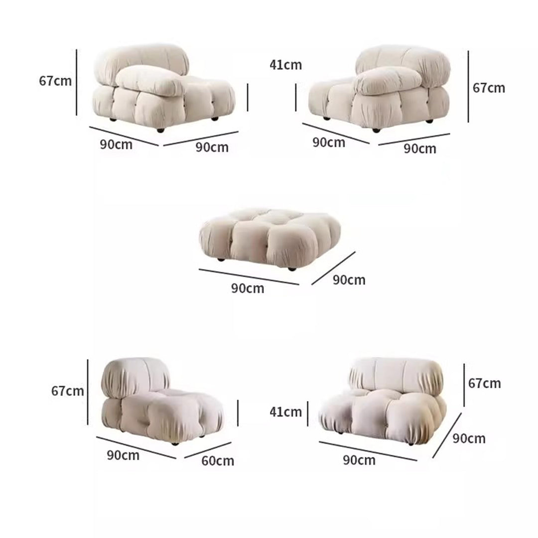 MAS-2055 Masdio Modern Boucle Sofa Masdio