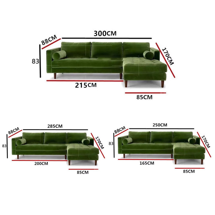 MAS-2097 Masdio Classic Velvet Sofa Masdio