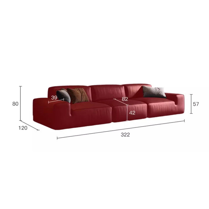 MAS-2047 Masdio Modern Leather Sofa Masdio