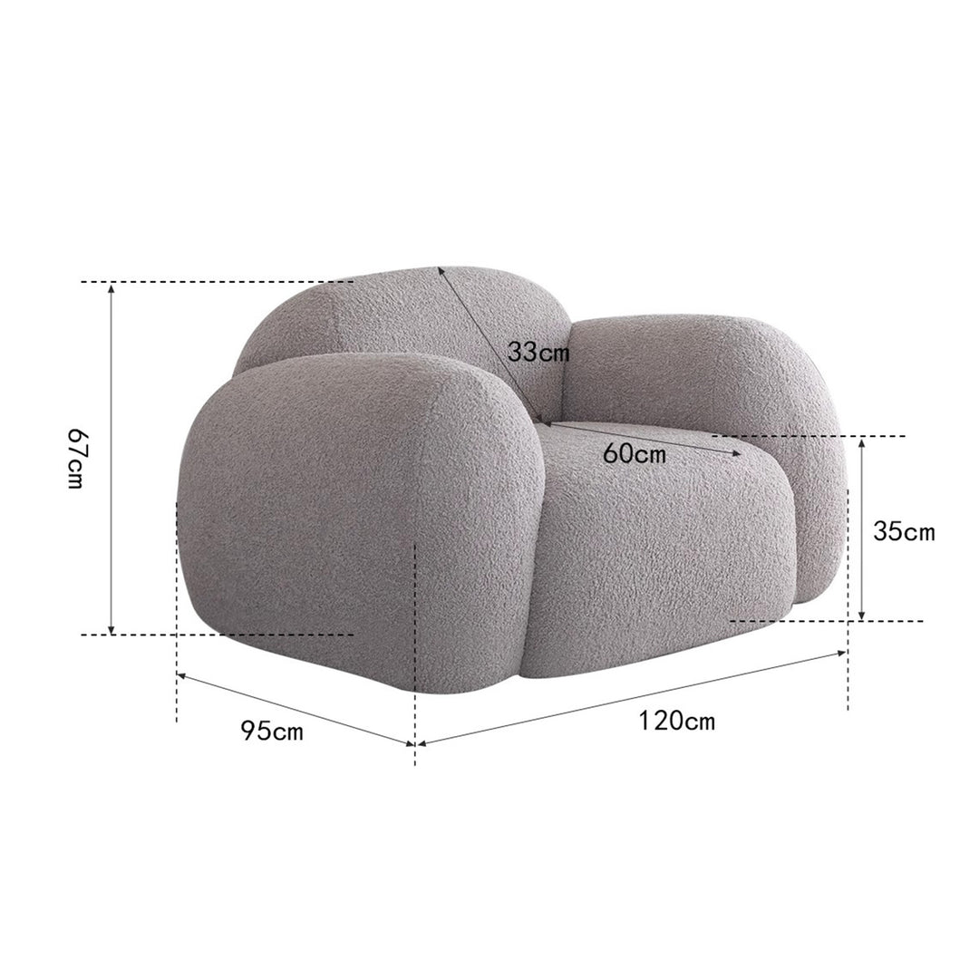 MAS-2041 Masdio Modern Boucle Sofa Masdio