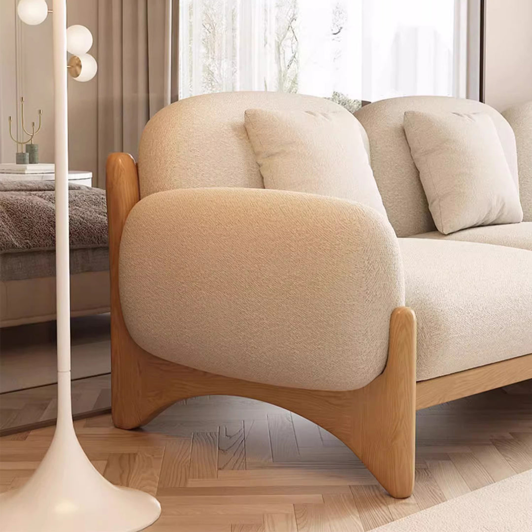 MAS-2109 Masdio Japandi Boucle Sofa Masdio