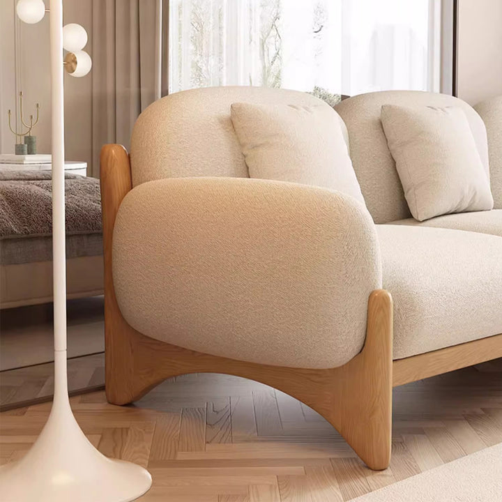 MAS-2109 Masdio Japandi Boucle Sofa Masdio