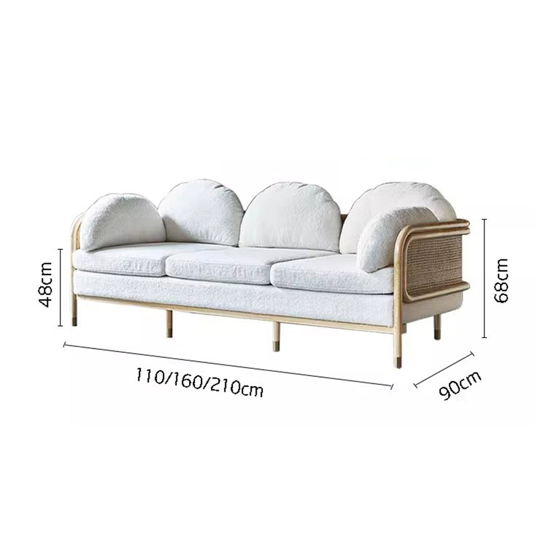 MAS-2107 Masdio Japandi Rattan Sofa Masdio