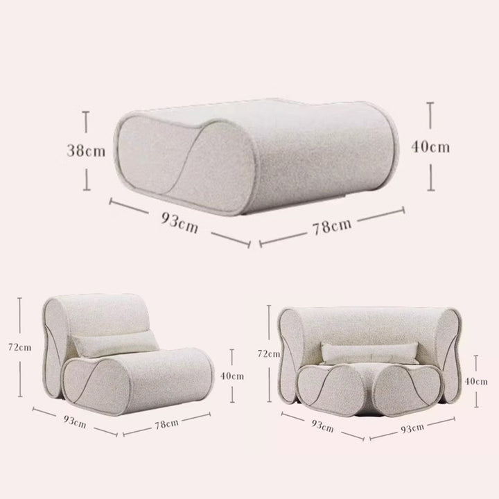 MAS-2073 Masdio Modern Modular Leather Sofa Masdio