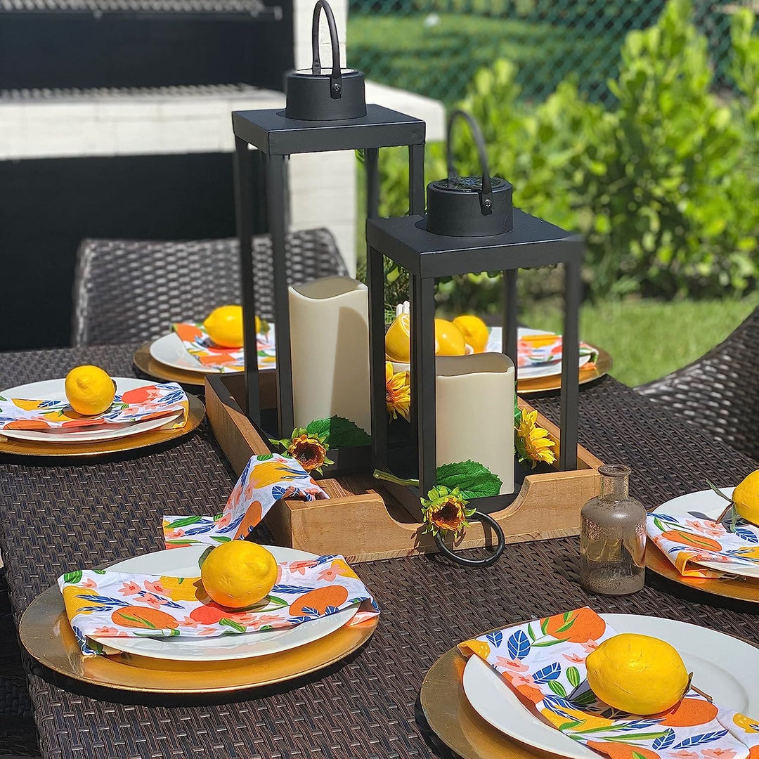 Solar Candle Holder Lantern Present Them
