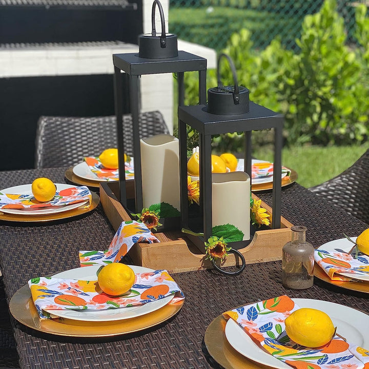 Solar Candle Holder Lantern Present Them