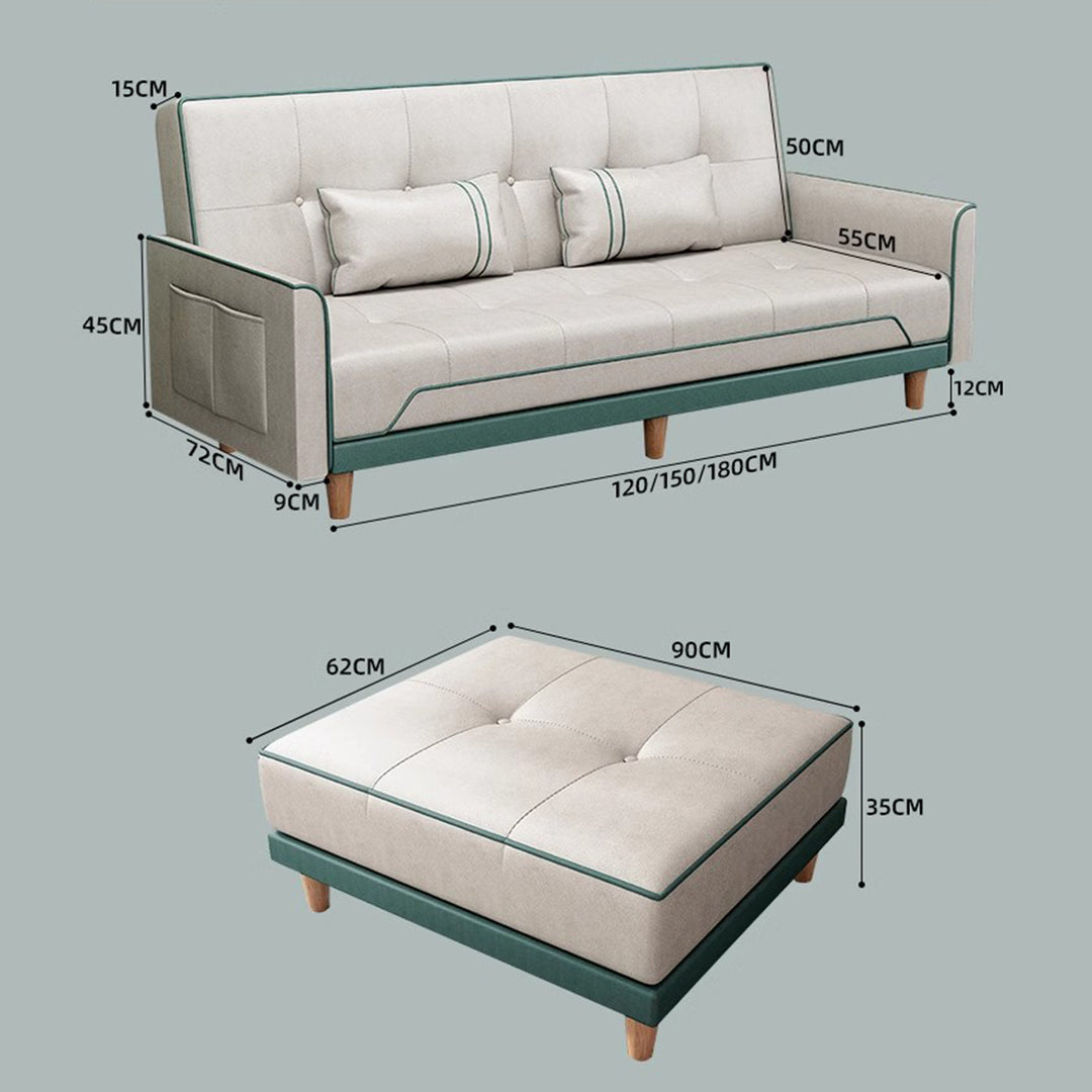 MAS-2092 Masdio Modern Leathaire Sofa Bed (Cat-Friendly) Masdio