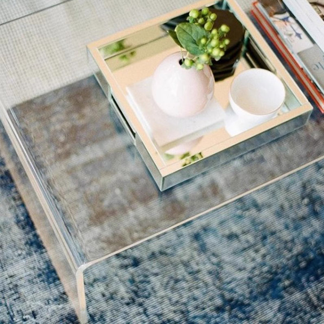 MAS-1451 Masdio Acrylic Coffee Table Centerpiece Masdio