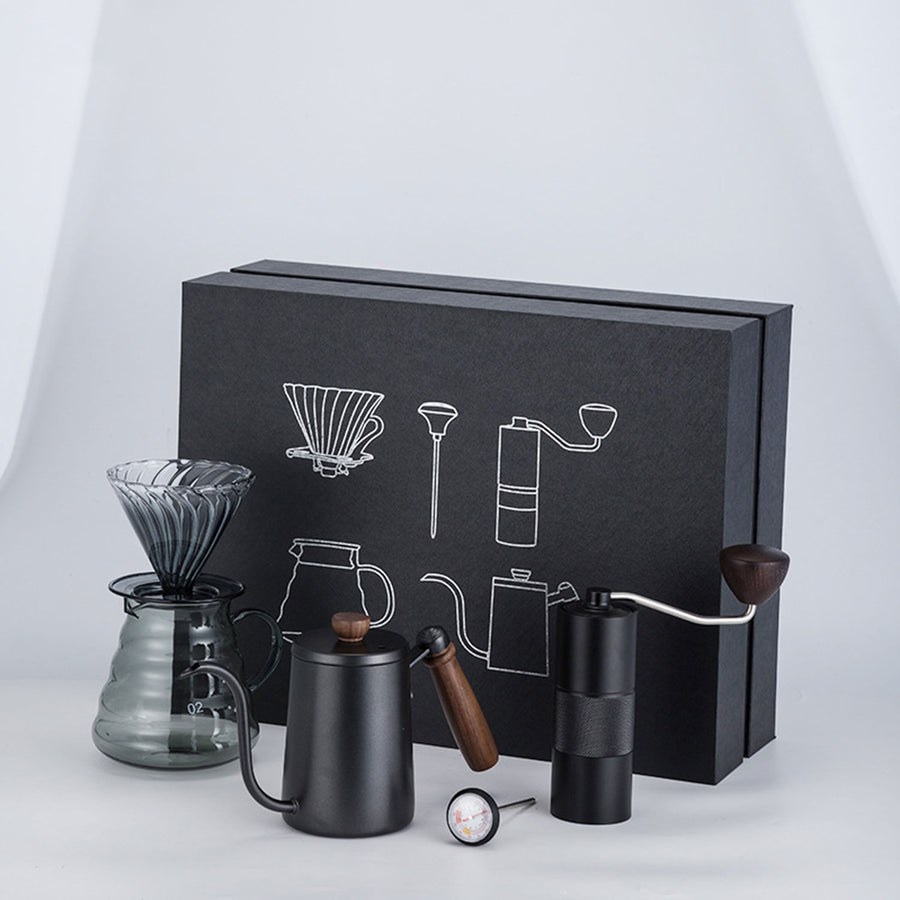 Artisanal Pour-Over Coffee Set Present Them
