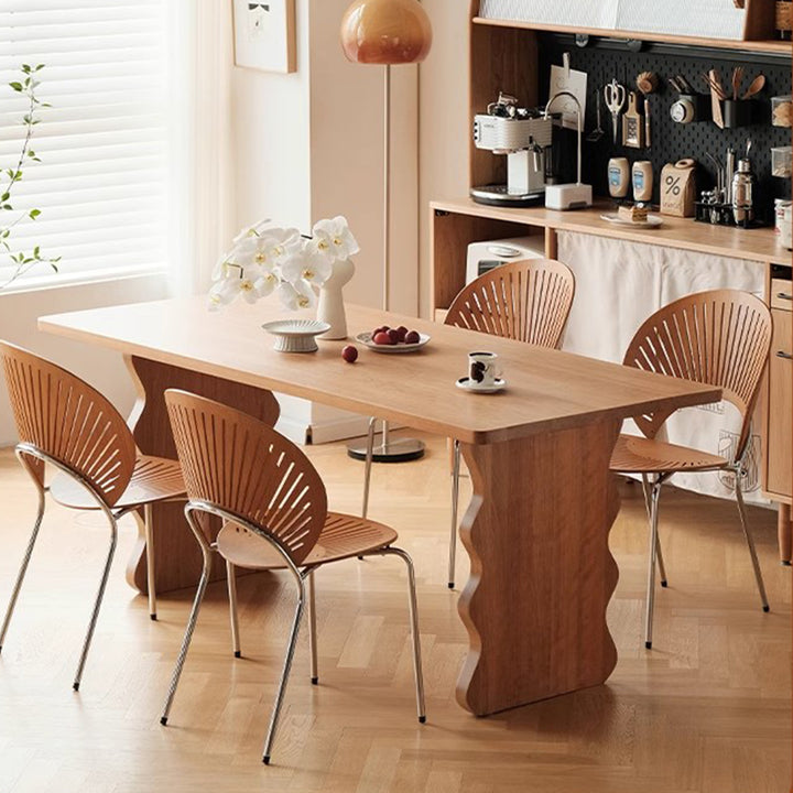 MAS-1299 Masdio Artistic Wavy Base Dining Table Masdio