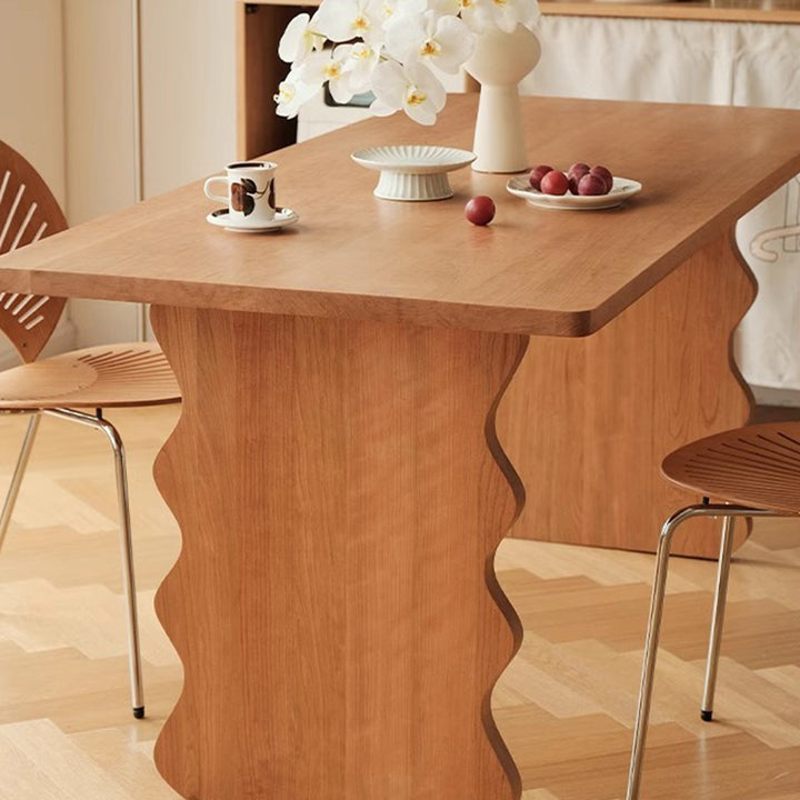 MAS-1299 Masdio Artistic Wavy Base Dining Table Masdio