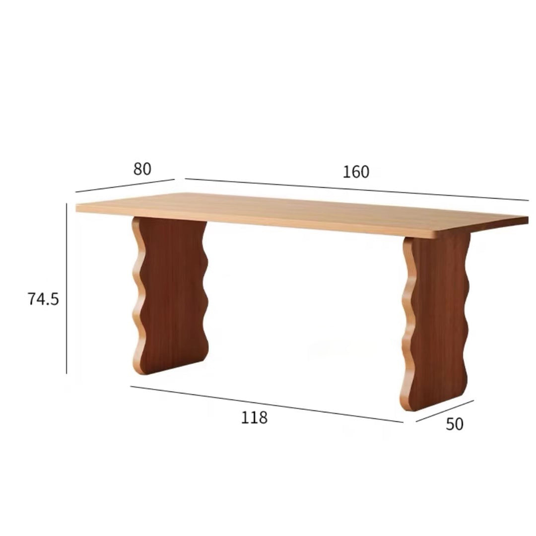 MAS-1299 Masdio Artistic Wavy Base Dining Table Masdio