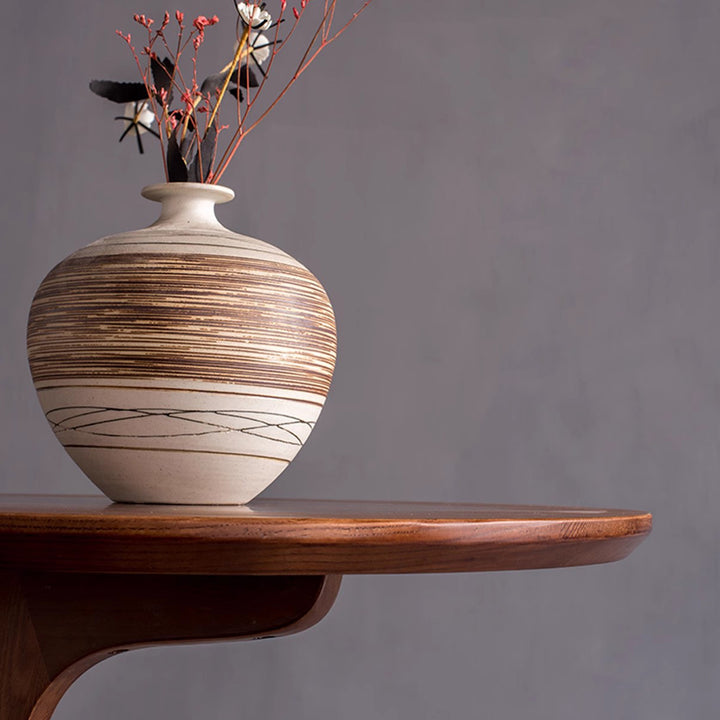 MAS-1269 Masdio Ash Wood Three-Legged Side Table Present Them