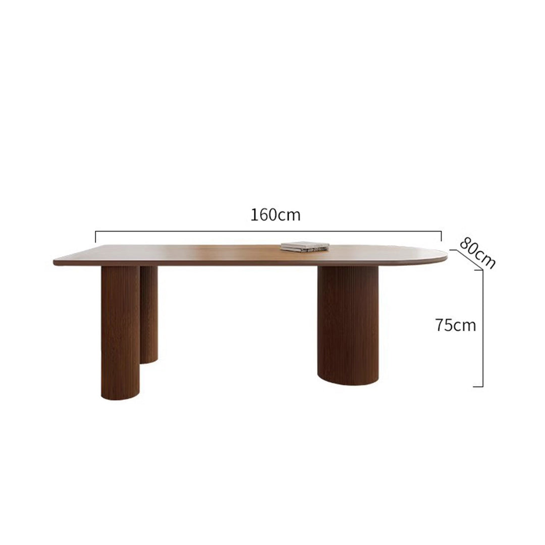 Elegant Solid Wood Dining Table Present Them
