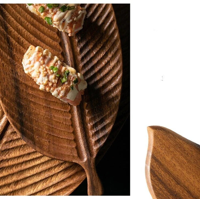 Black Walnut Leaf Plate Masdio
