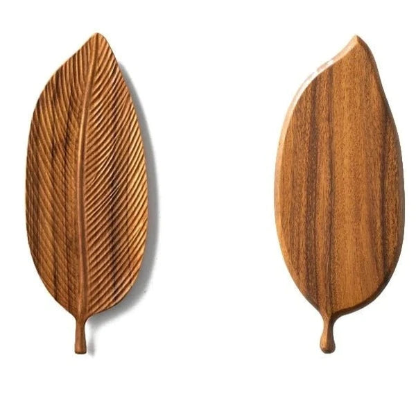 Black Walnut Leaf Plate Masdio