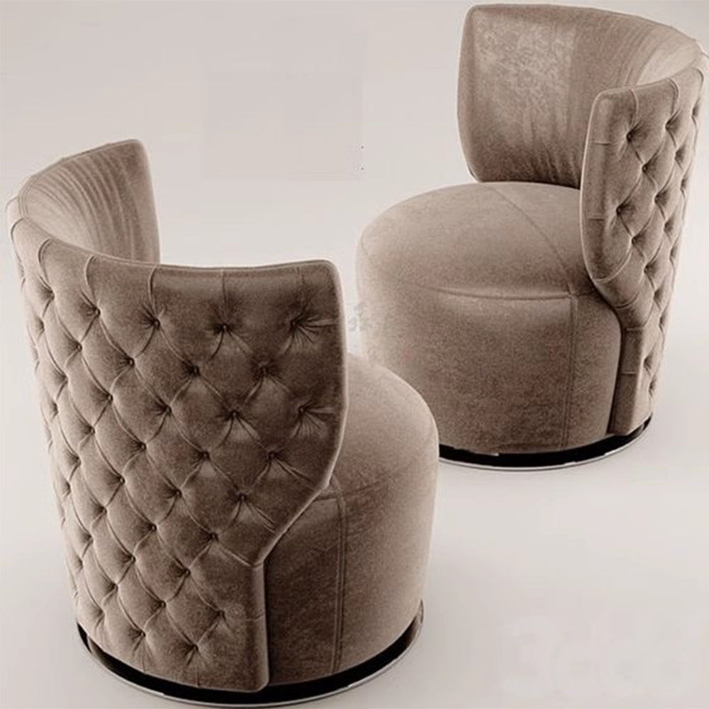 Bouclé Lounge Accent Chair Present Them