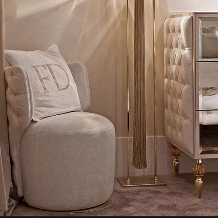 Bouclé Lounge Accent Chair Present Them