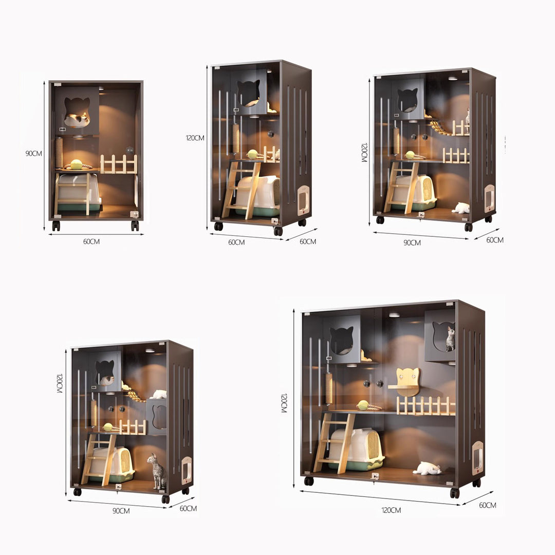 Cat Condos, Villas, and Houses Present Them