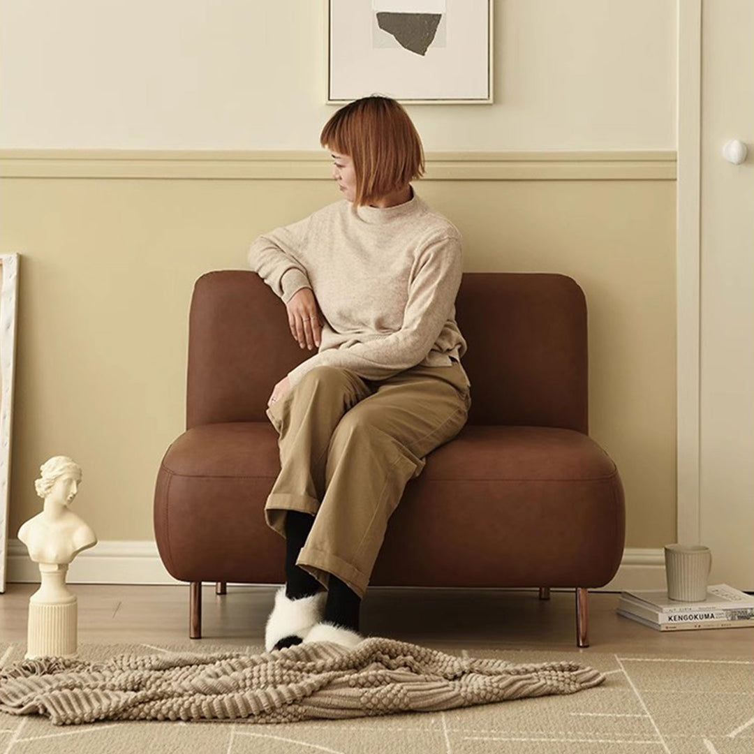 Chic Armless Loveseat Present Them