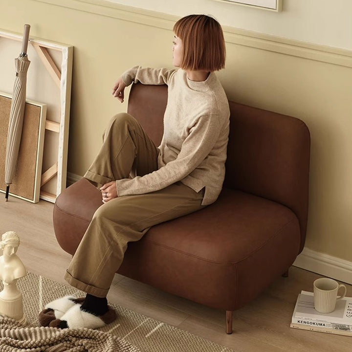 Chic Armless Loveseat Present Them