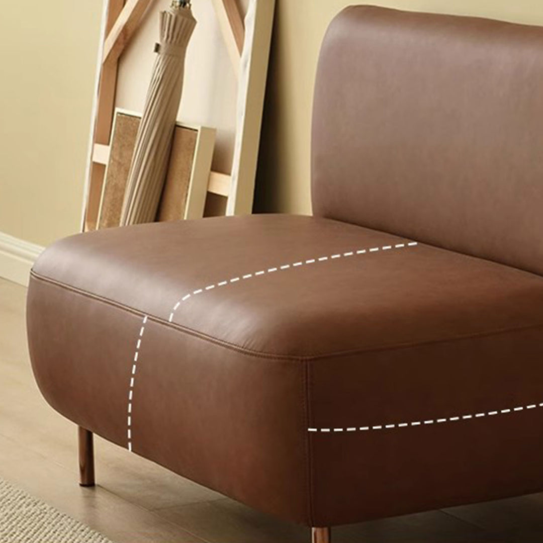 Chic Armless Loveseat Present Them