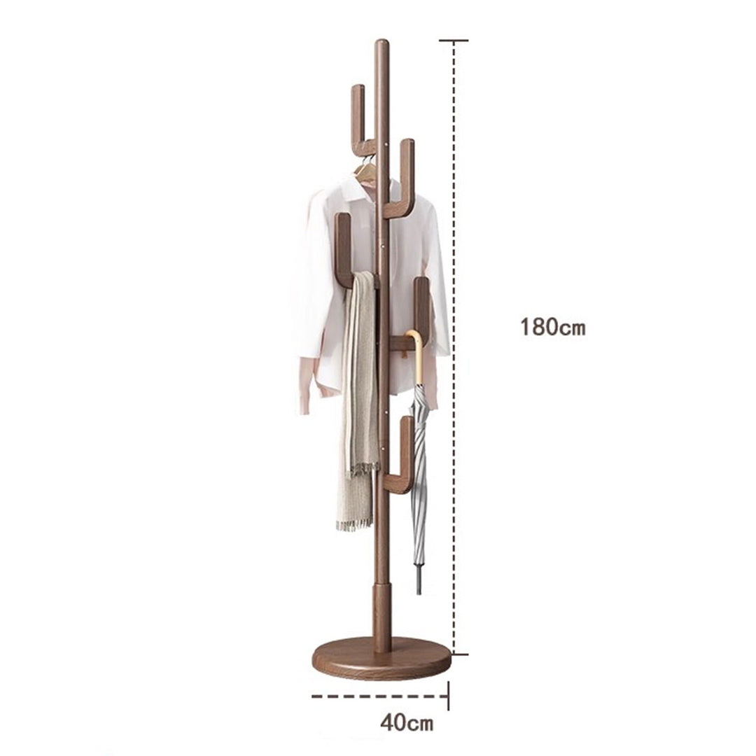 Chic Freestanding Wooden Coat Rack Present Them