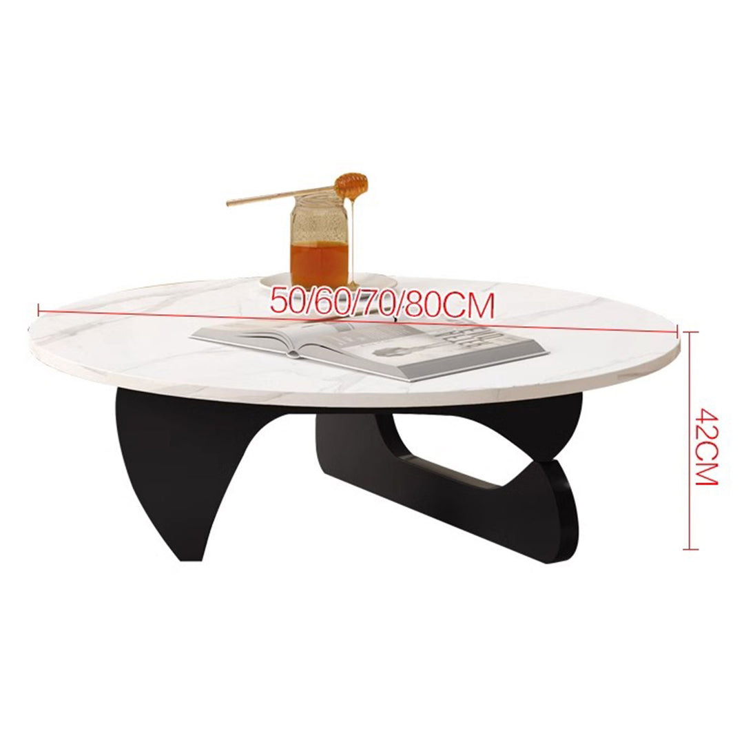 Circular Wooden Coffee Table Present Them