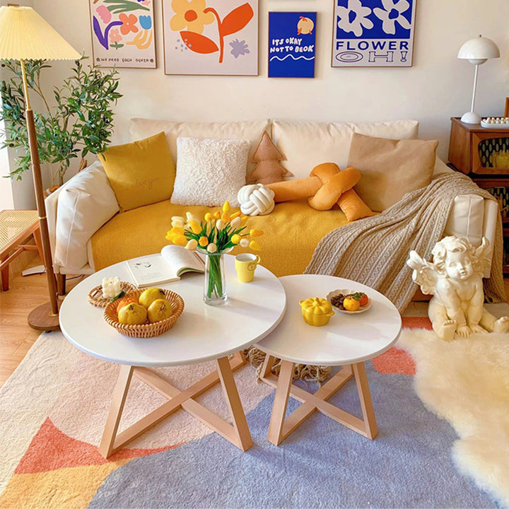 MAS-1265 Masdio Classic Circular Coffee Table Present Them
