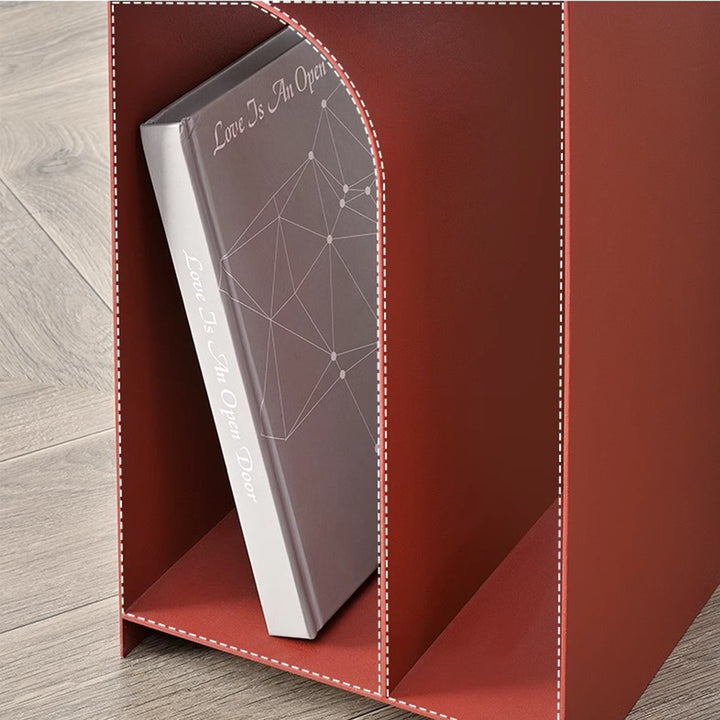 MAS-1261 Masdio Contemporary Bordeaux Red End Table Present Them