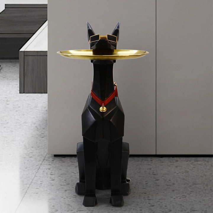 MAS-1253 Masdio Contemporary Dog-Shaped End Table Present Them