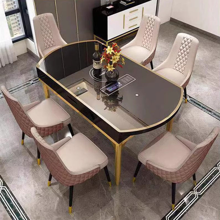 High Back Upholstered Dining Chair Present Them