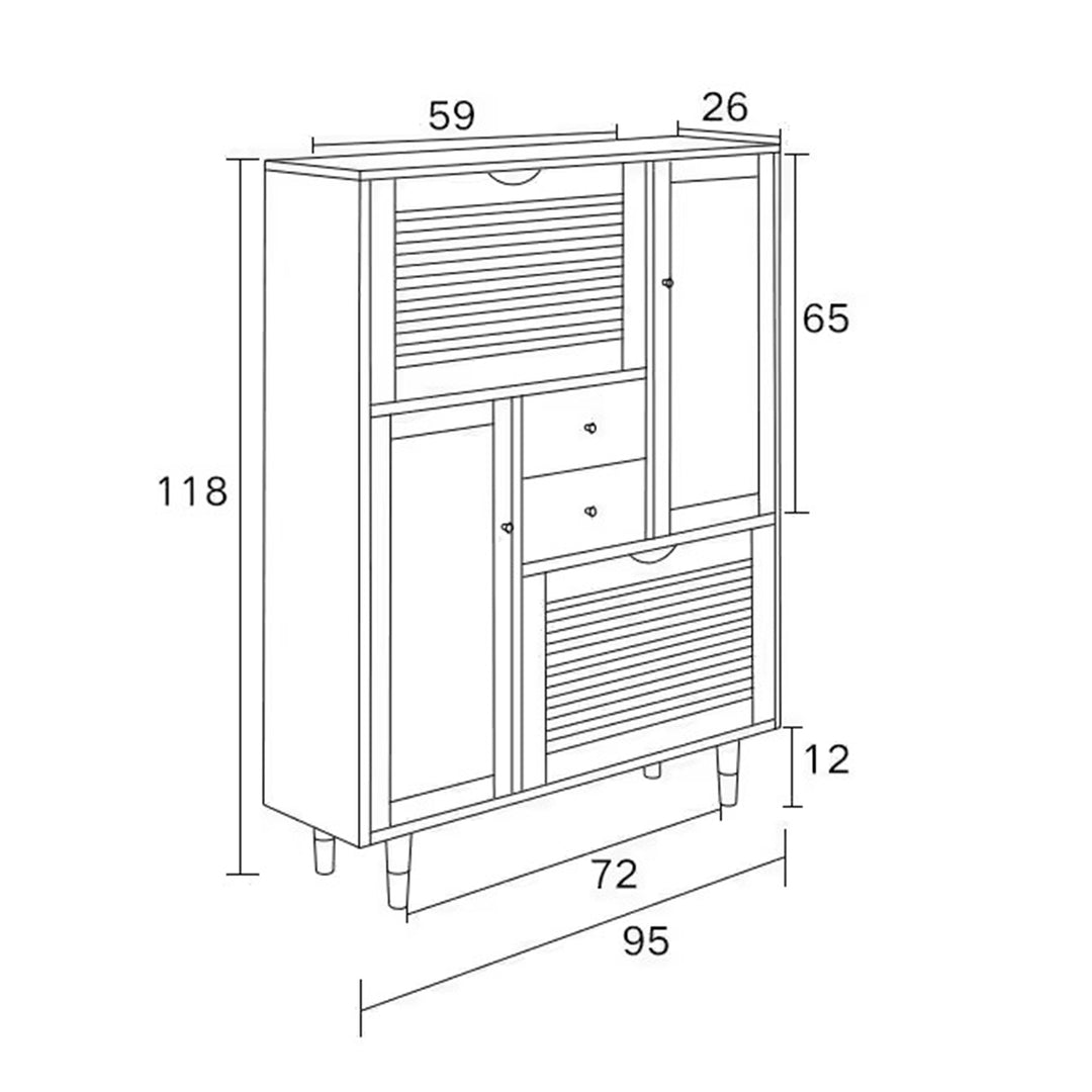 MAS-1353 Masdio Designer Shoe Storage Cabinet Masdio
