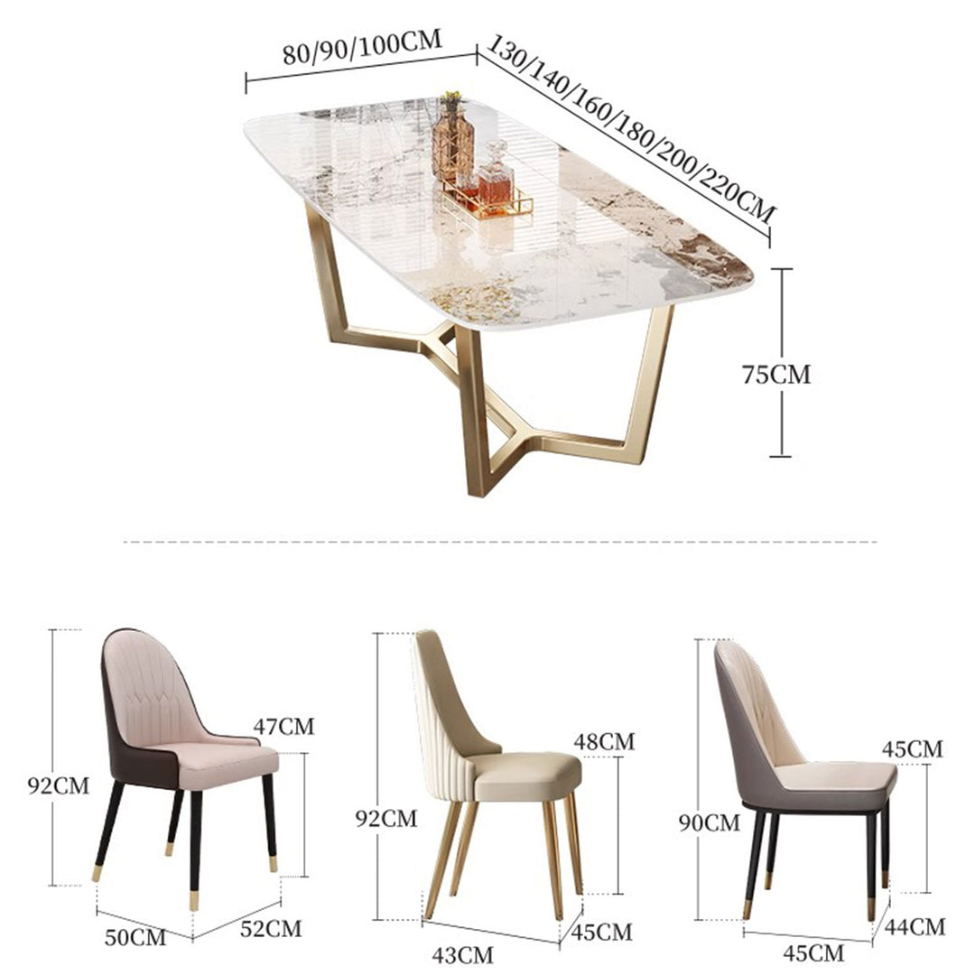 Durable Sintered Stone Dining Table Present Them