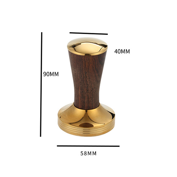 Ebony Coffee Tamper Present Them