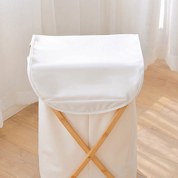 Eco-Friendly Bamboo Laundry Basket Present Them