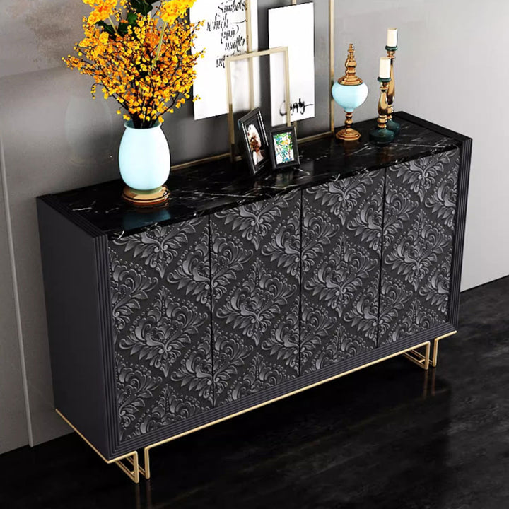 Elegant 4 Door Sideboard Cabinet Present Them