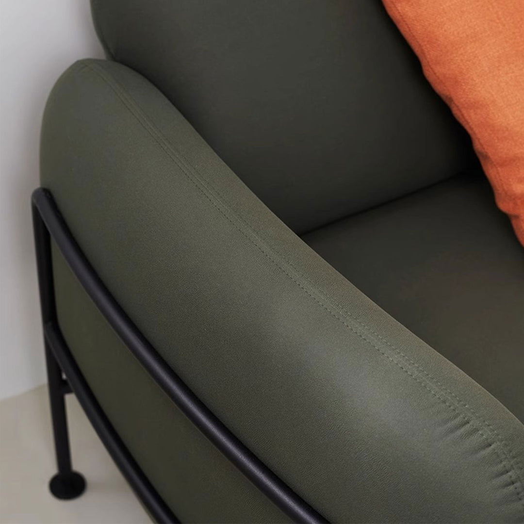 Elegant Round Arm Sofa Present Them